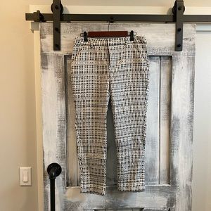 Merona black & white print ankle pants